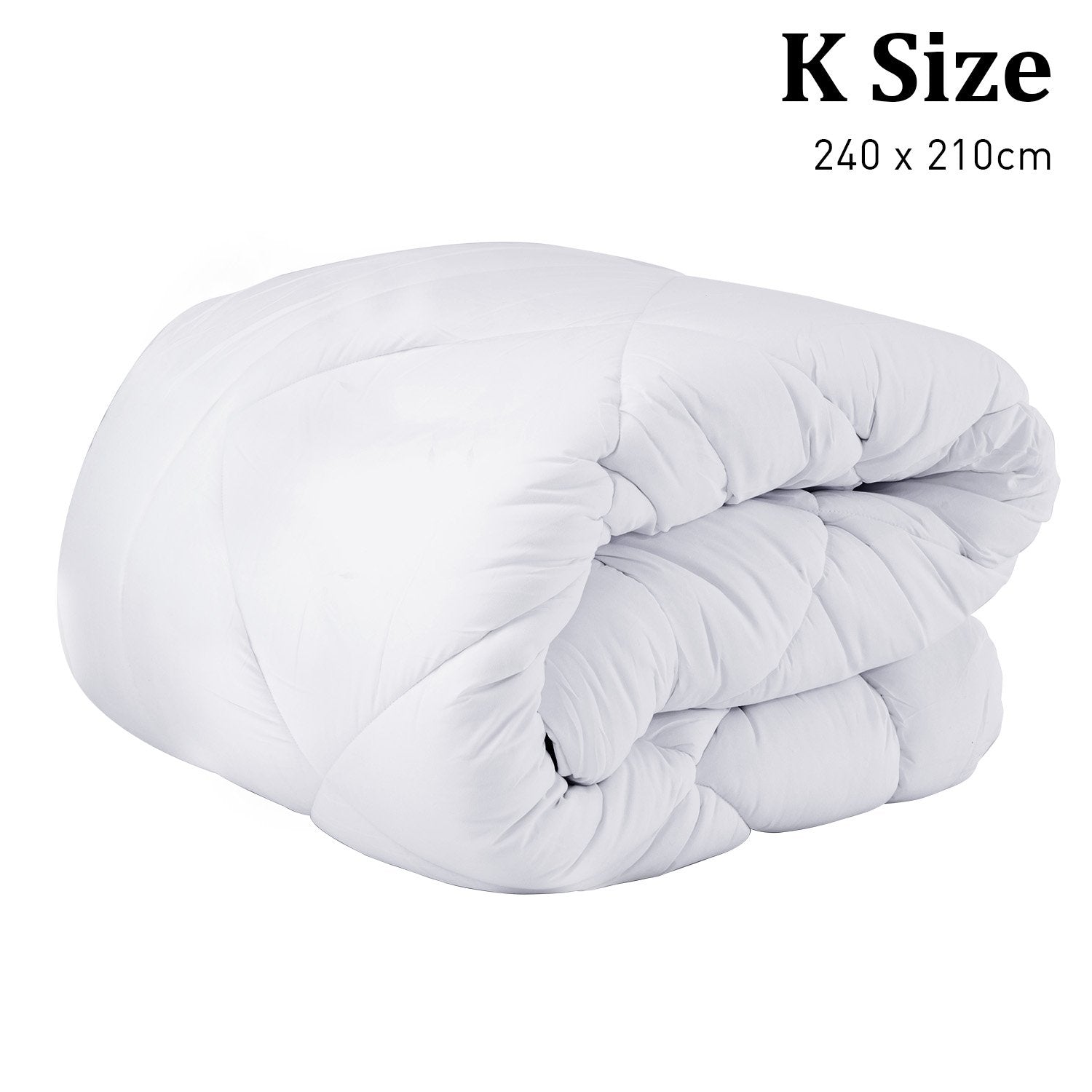 Laura Hill 500GSM Microfibre Bamboo Quilt Comforter Doona - King-Home & Garden > Bedding-PEROZ Accessories