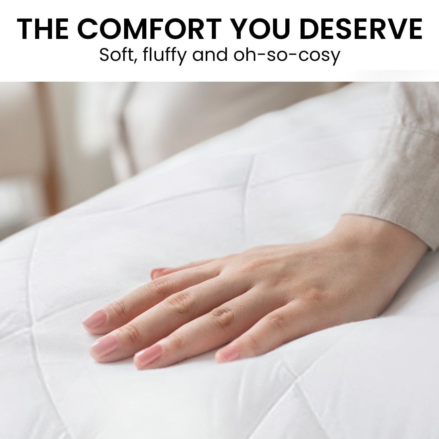 Laura Hill 500GSM Microfibre Bamboo Quilt Comforter Doona - King-Home & Garden > Bedding-PEROZ Accessories