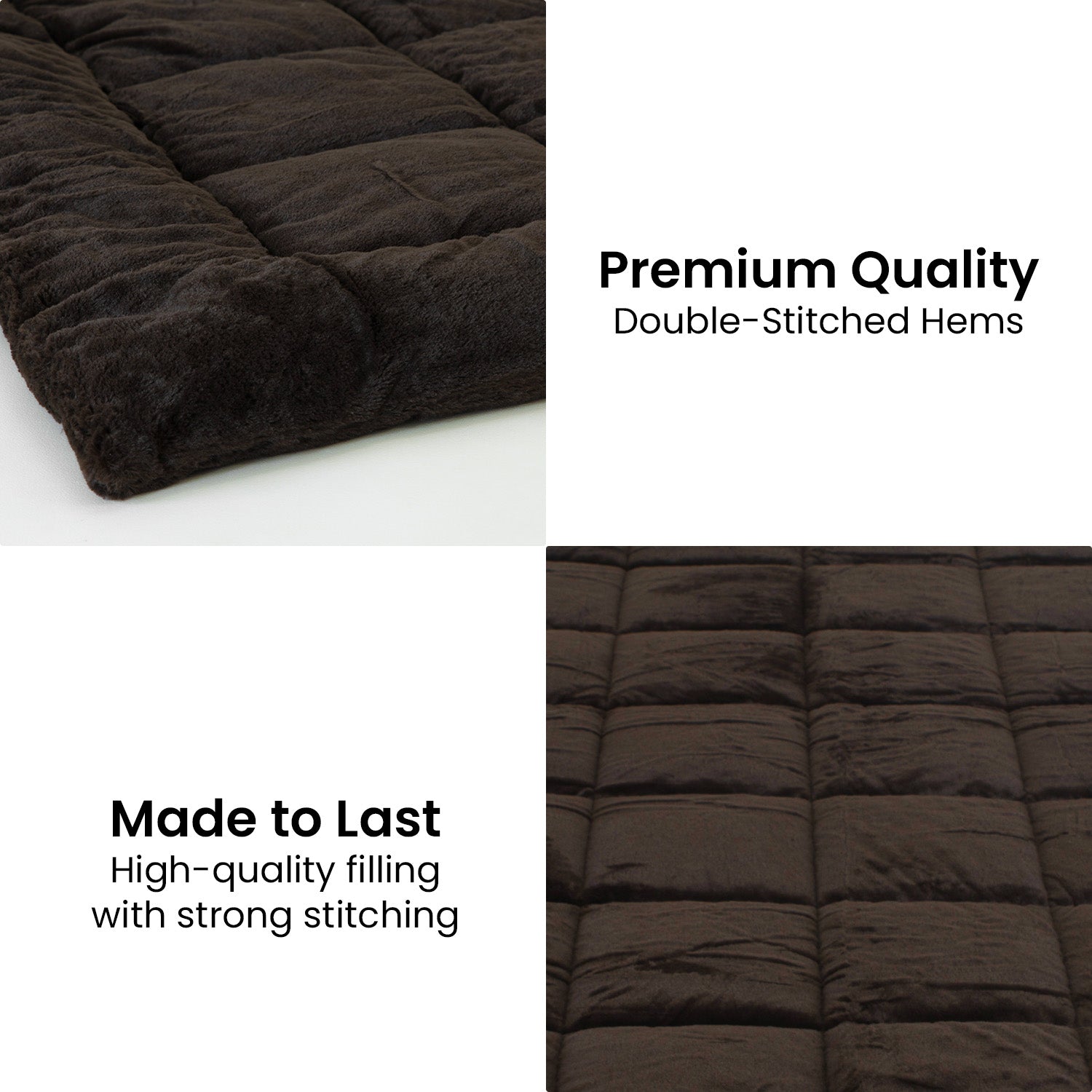 Laura Hill Faux Mink Comforter Quilt Doona Duvet 600GSM - Super King-Home & Garden > Bedding-PEROZ Accessories