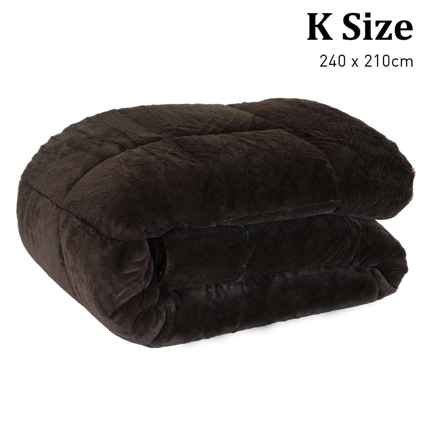 Laura Hill Faux Mink Comforter Quilt Doona Duvet 800GSM - King-Home & Garden > Bedding-PEROZ Accessories