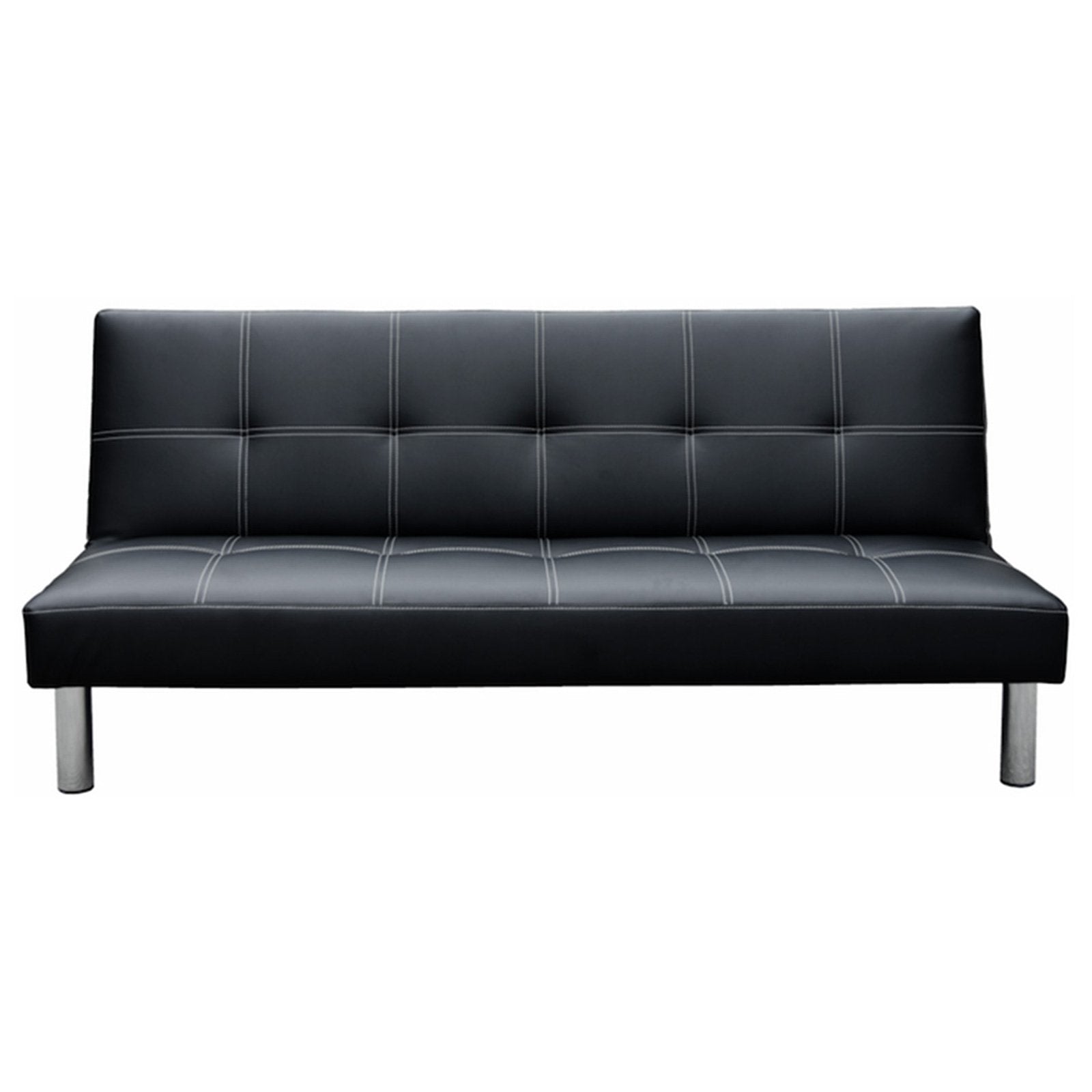 Sarantino Chelsea Sofa Bed Faux Leather Lounge Couch Futon Furniture Modular Suite-Furniture > Sofas-PEROZ Accessories