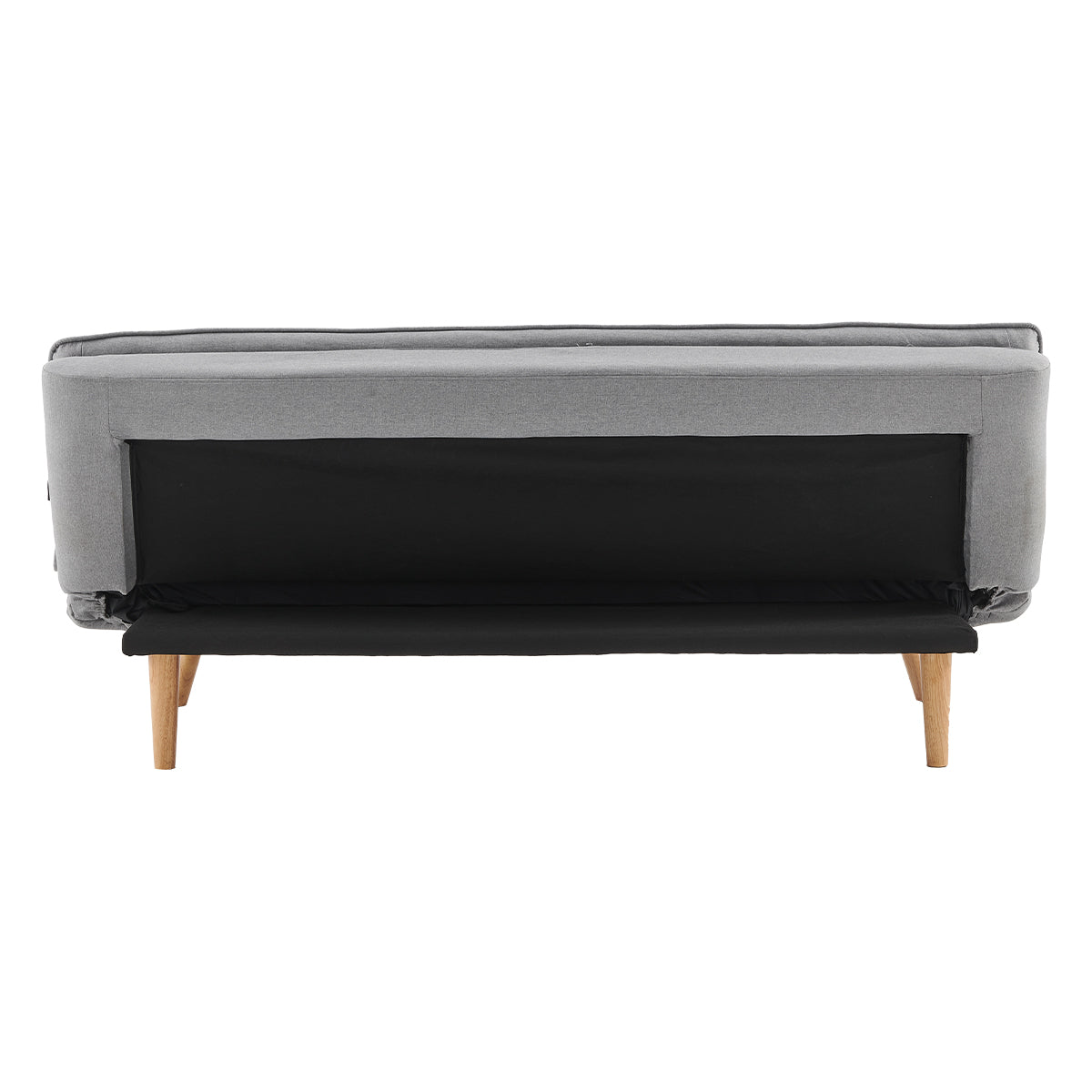 Sarantino 3 Seater Linen Couch Sofa Bed Lounge Futon - Light Grey-Furniture > Sofas-PEROZ Accessories