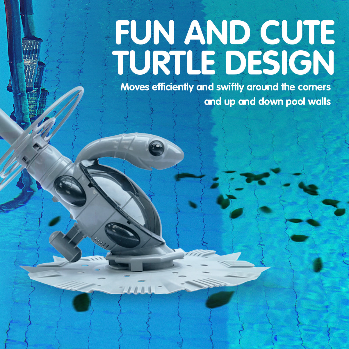 HydroActive Automatic Swimming Pool Vacuum Cleaner Leaf Eater Turtle-Pool Cleaners-PEROZ Accessories