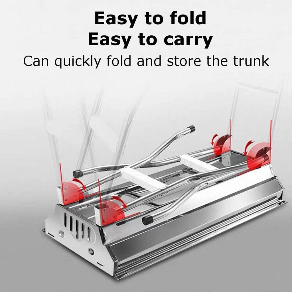 BBQ Grill Barbecue Set Charcoal Kabob Stove Portable Foldable Camping Picnic-Home & Garden > BBQ-PEROZ Accessories