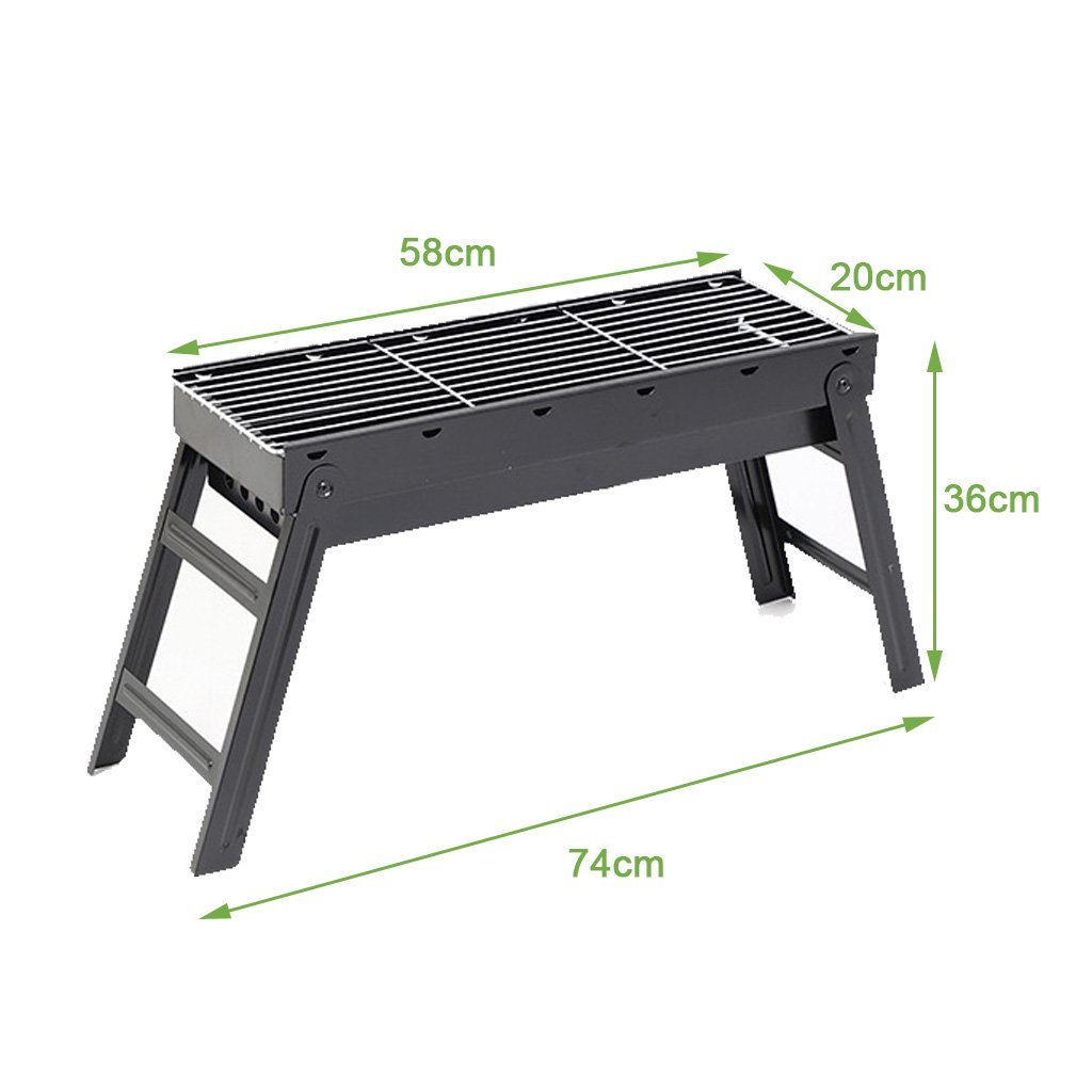 Foldable Portable BBQ Charcoal Grill Barbecue Camping Hibachi Picnic-Home & Garden > BBQ-PEROZ Accessories