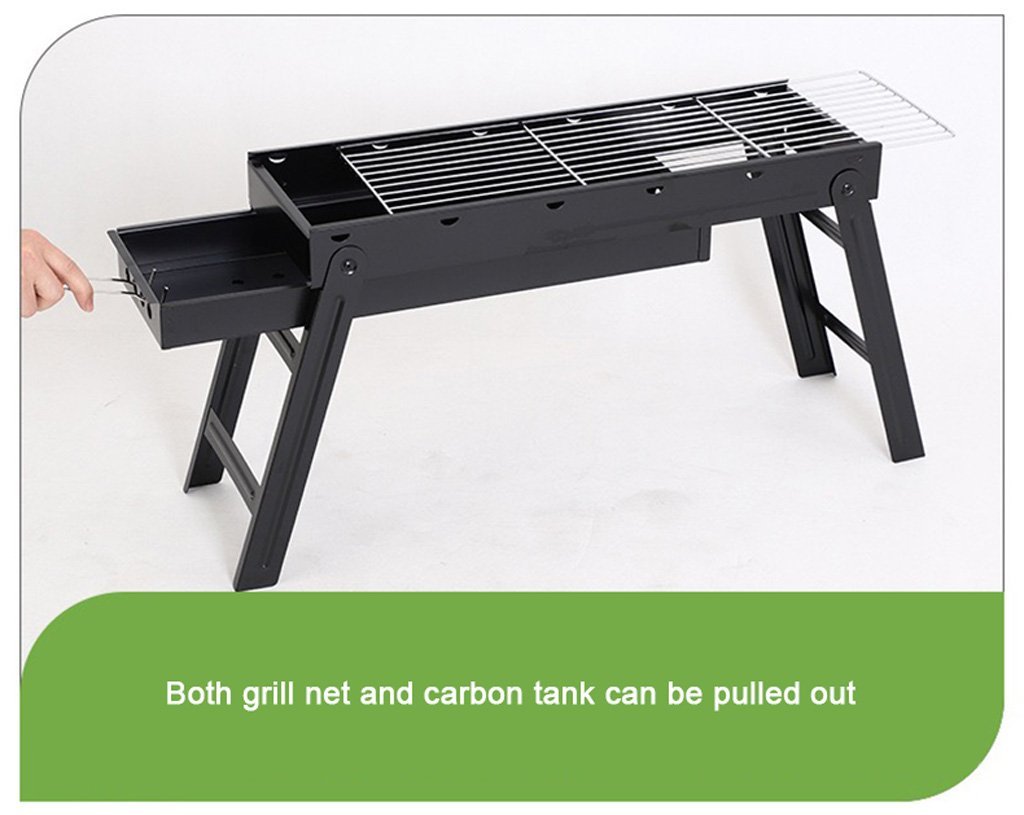 Foldable Portable BBQ Charcoal Grill Barbecue Camping Hibachi Picnic Large-Home & Garden > BBQ-PEROZ Accessories