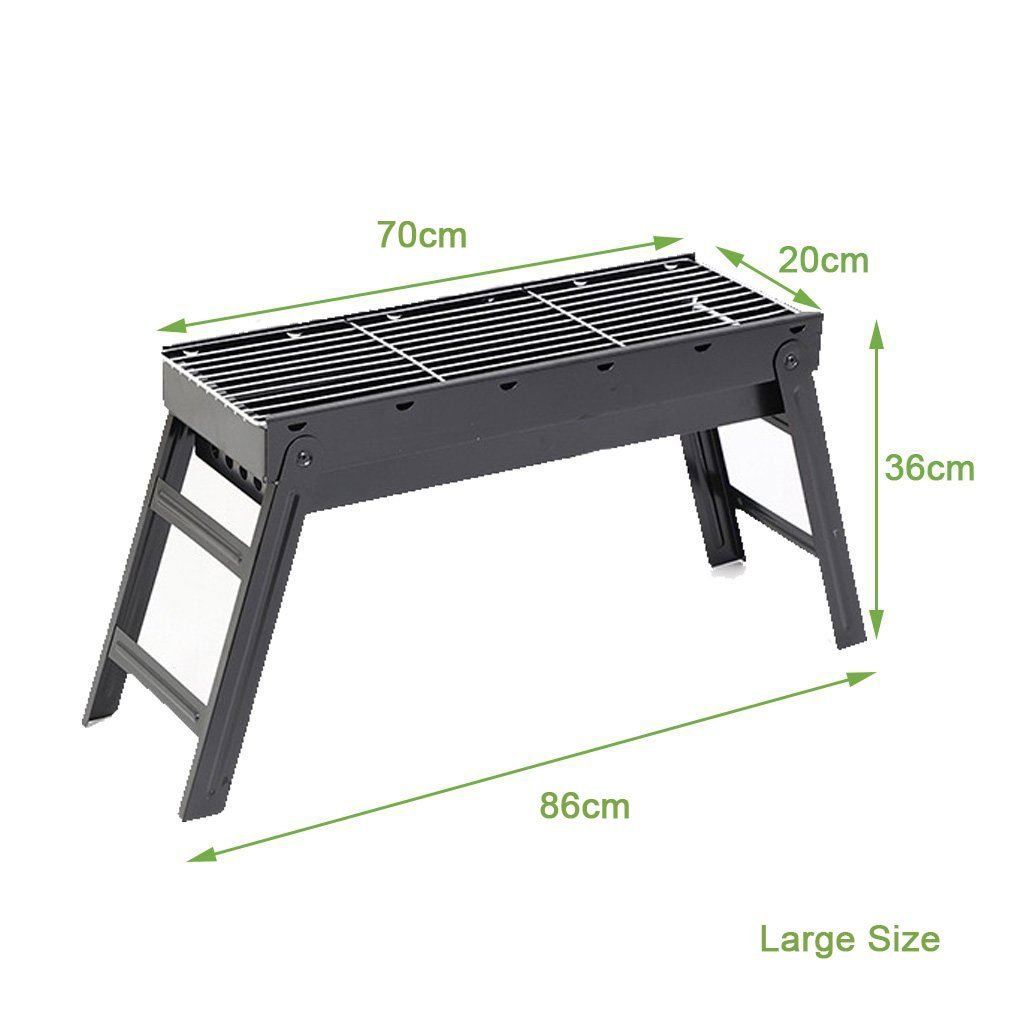 Foldable Portable BBQ Charcoal Grill Barbecue Camping Hibachi Picnic Large-Home & Garden > BBQ-PEROZ Accessories