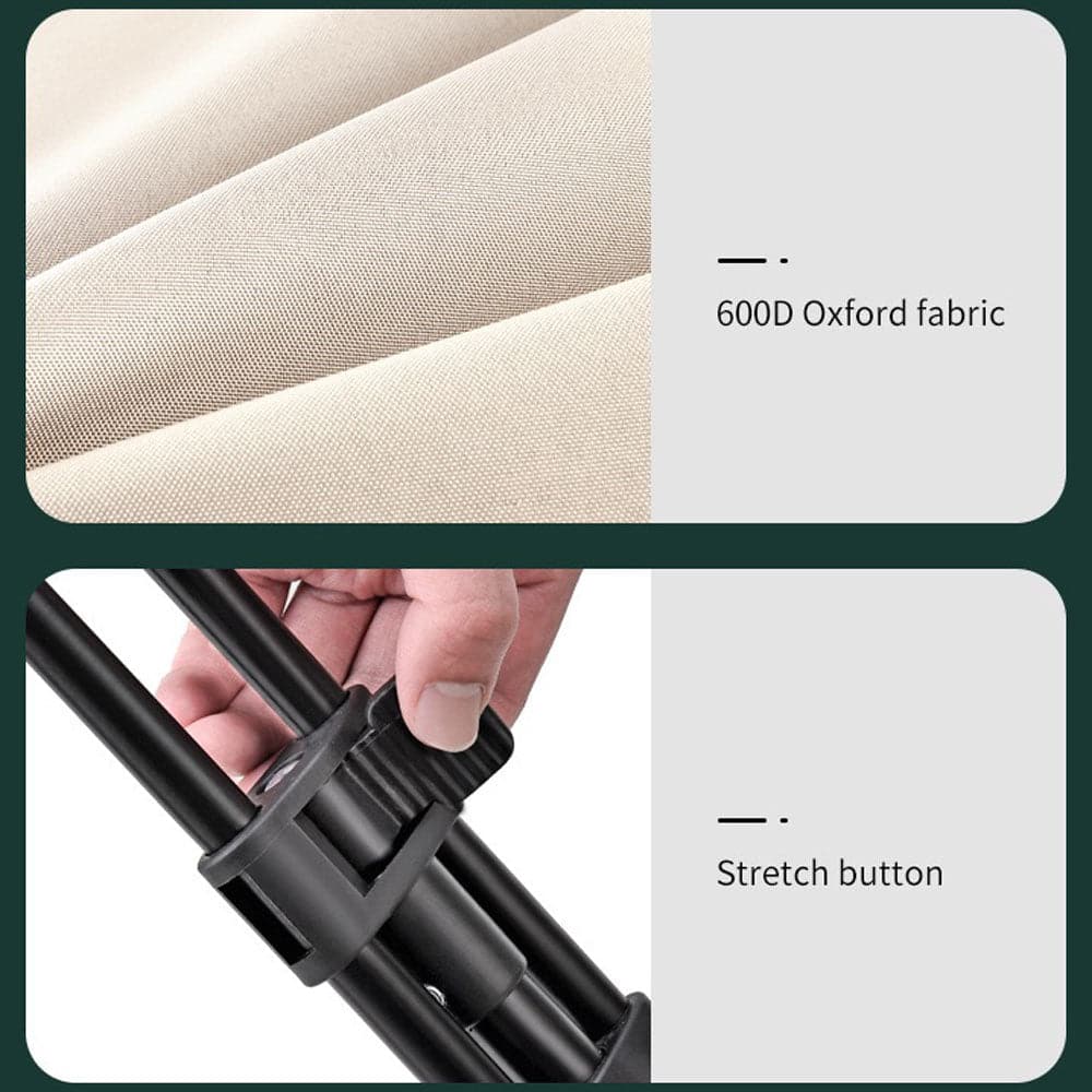 8 Inch Wheel Black Folding Beach Wagon Cart Trolley Garden Outdoor Picnic Camping Sports Market Collapsible Shop-Outdoor > Camping-PEROZ Accessories