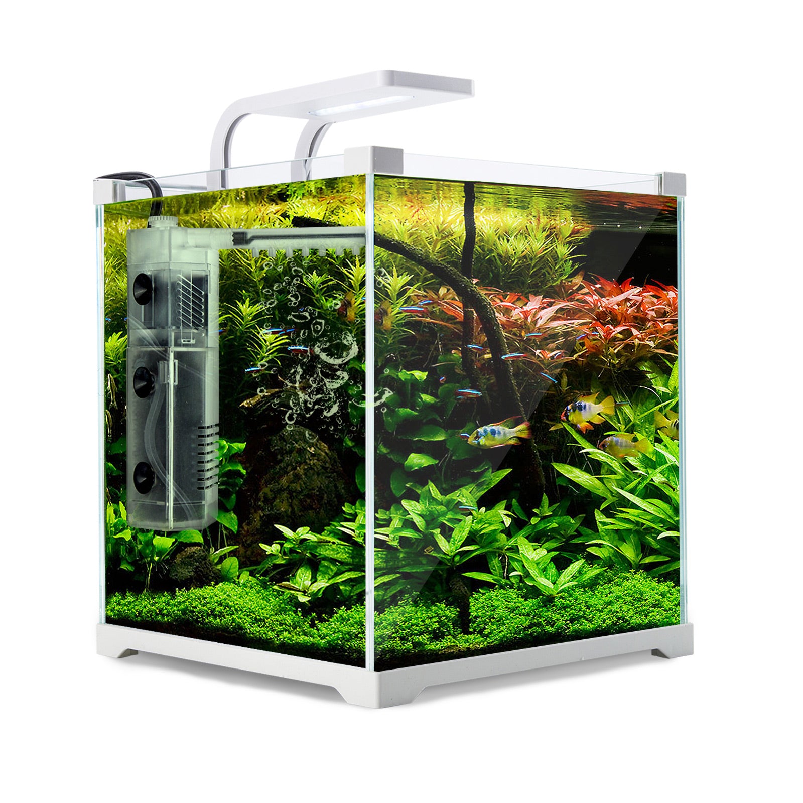 Dynamic Power Aquarium Fish Tank 16L Starfire Glass-Pet Care > Aquarium-PEROZ Accessories