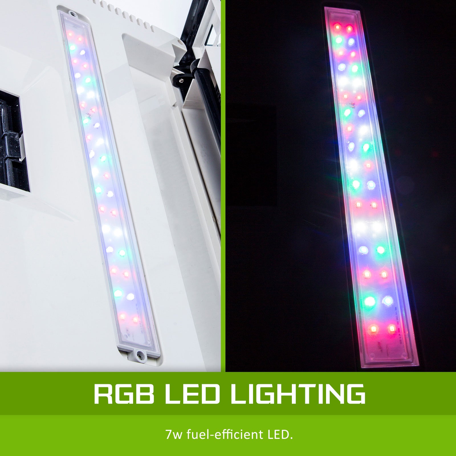 Dynamic Power Aquarium Fish Tank 52L Curved Glass RGB LED-Pet Care > Aquarium-PEROZ Accessories