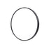 La Bella Black Wall Mirror Round Aluminum Frame Makeup Decor Bathroom Vanity 60cm-Health & Beauty > Makeup Mirrors-PEROZ Accessories