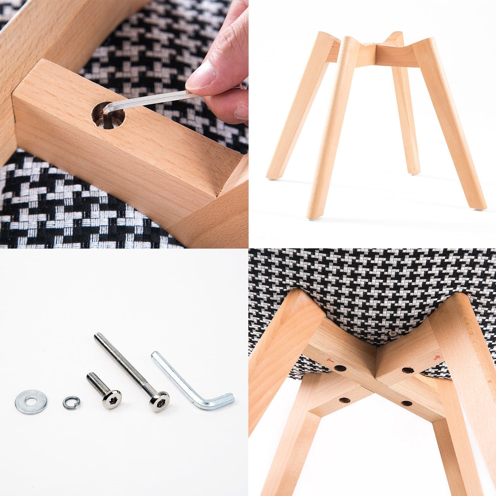 La Bella 2 Set Multi Colour Retro Dining Cafe Chair Padded Seat-Furniture > Bar Stools & Chairs-PEROZ Accessories