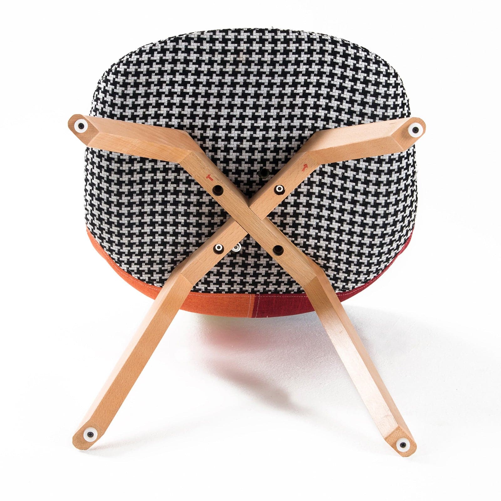 La Bella 2 Set Multi Colour Retro Dining Cafe Chair Padded Seat-Furniture > Bar Stools & Chairs-PEROZ Accessories