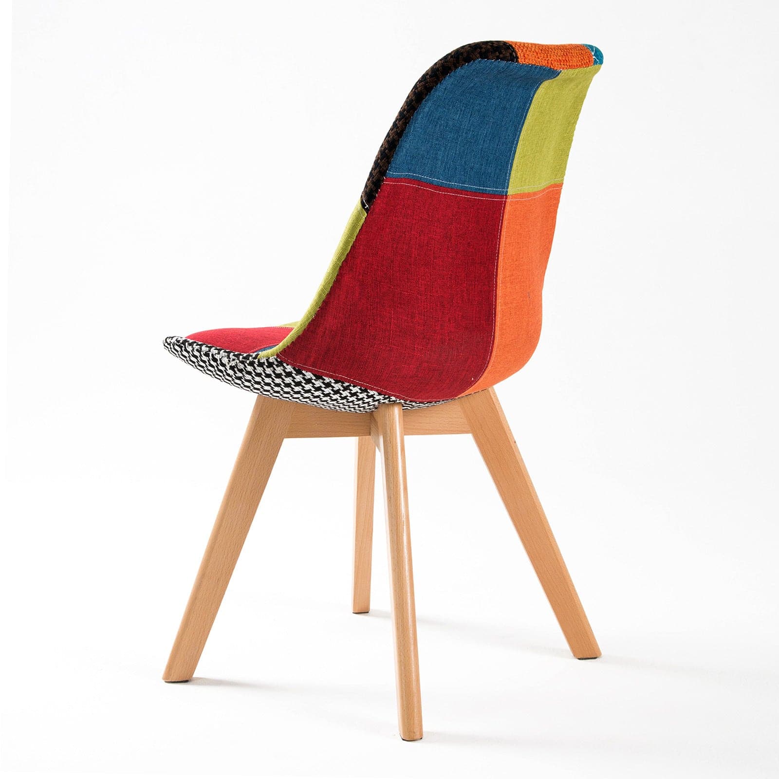 La Bella 2 Set Multi Colour Retro Dining Cafe Chair Padded Seat-Furniture > Bar Stools & Chairs-PEROZ Accessories