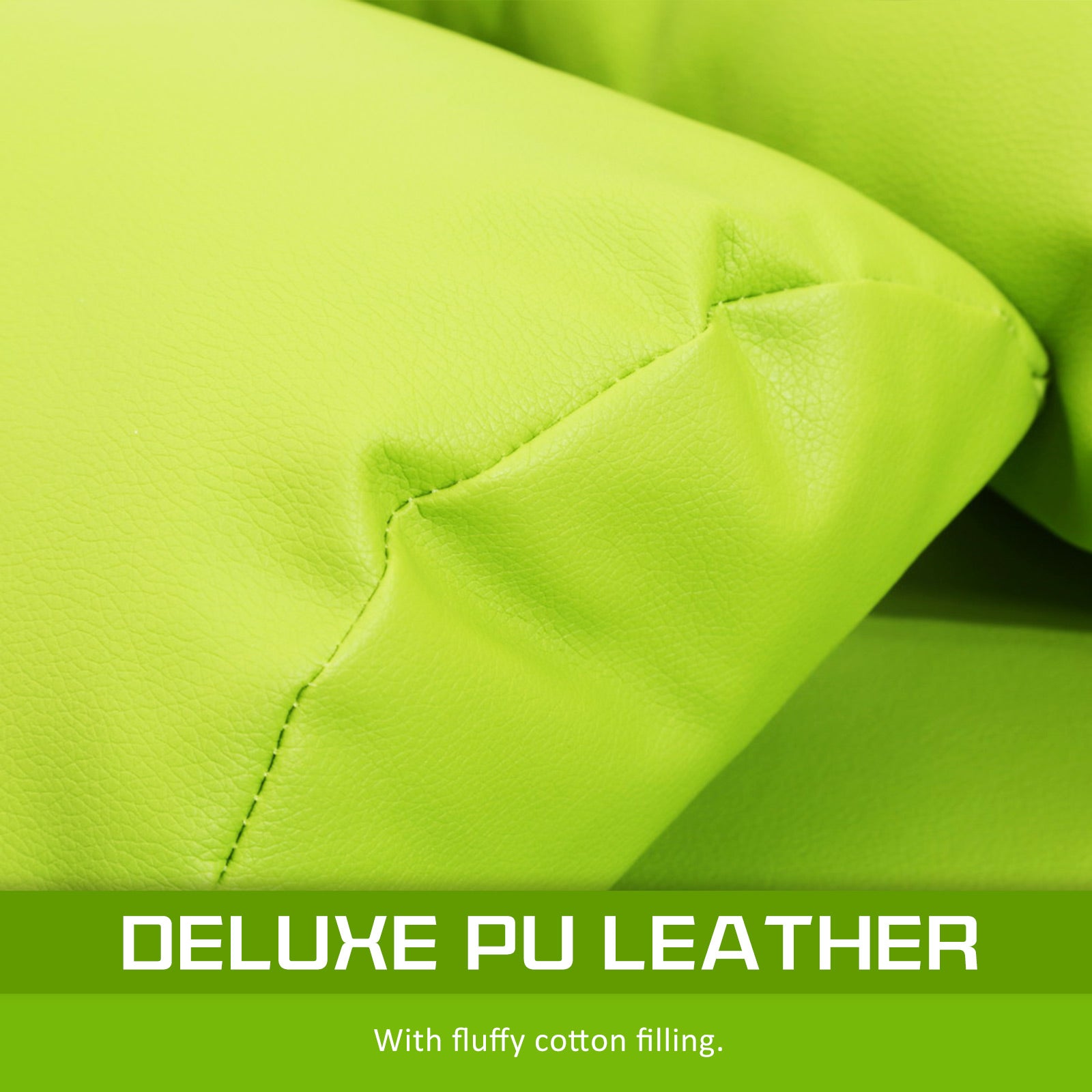 La Bella Double Seat Couch Bed Green Sofa Gemini Leather-Furniture > Sofas-PEROZ Accessories