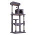 Paw Mate 143cm Grey Cat Tree CATOPIA Sisal Scratching Post Scratcher Pole Condo House Tower-Pet Care > Cat Supplies-PEROZ Accessories