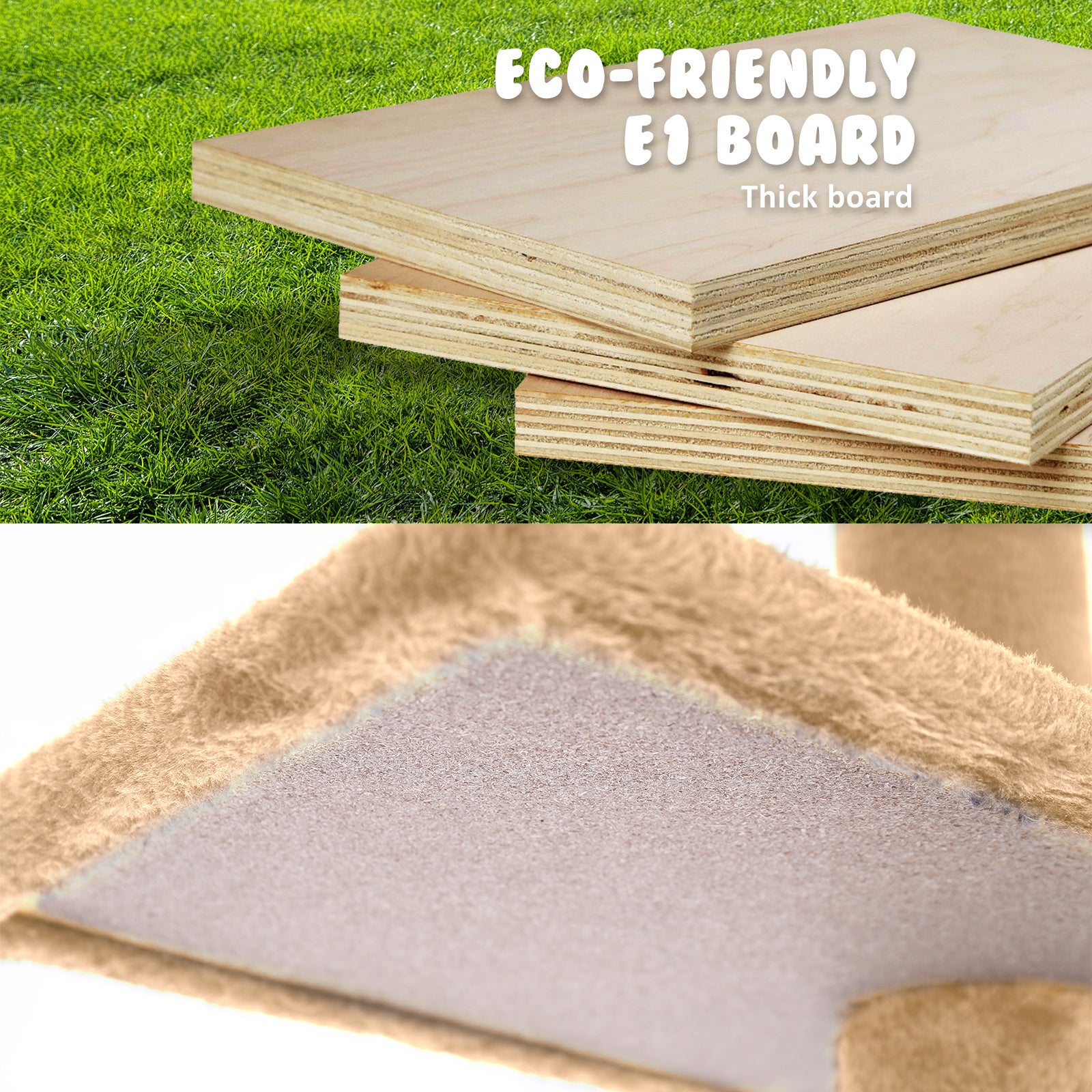 Paw Mate 278cm Brown Cat Tree PILLAR Scratcher Adjustable Floor to Ceiling Condo Tower-Pet Care > Cat Supplies-PEROZ Accessories