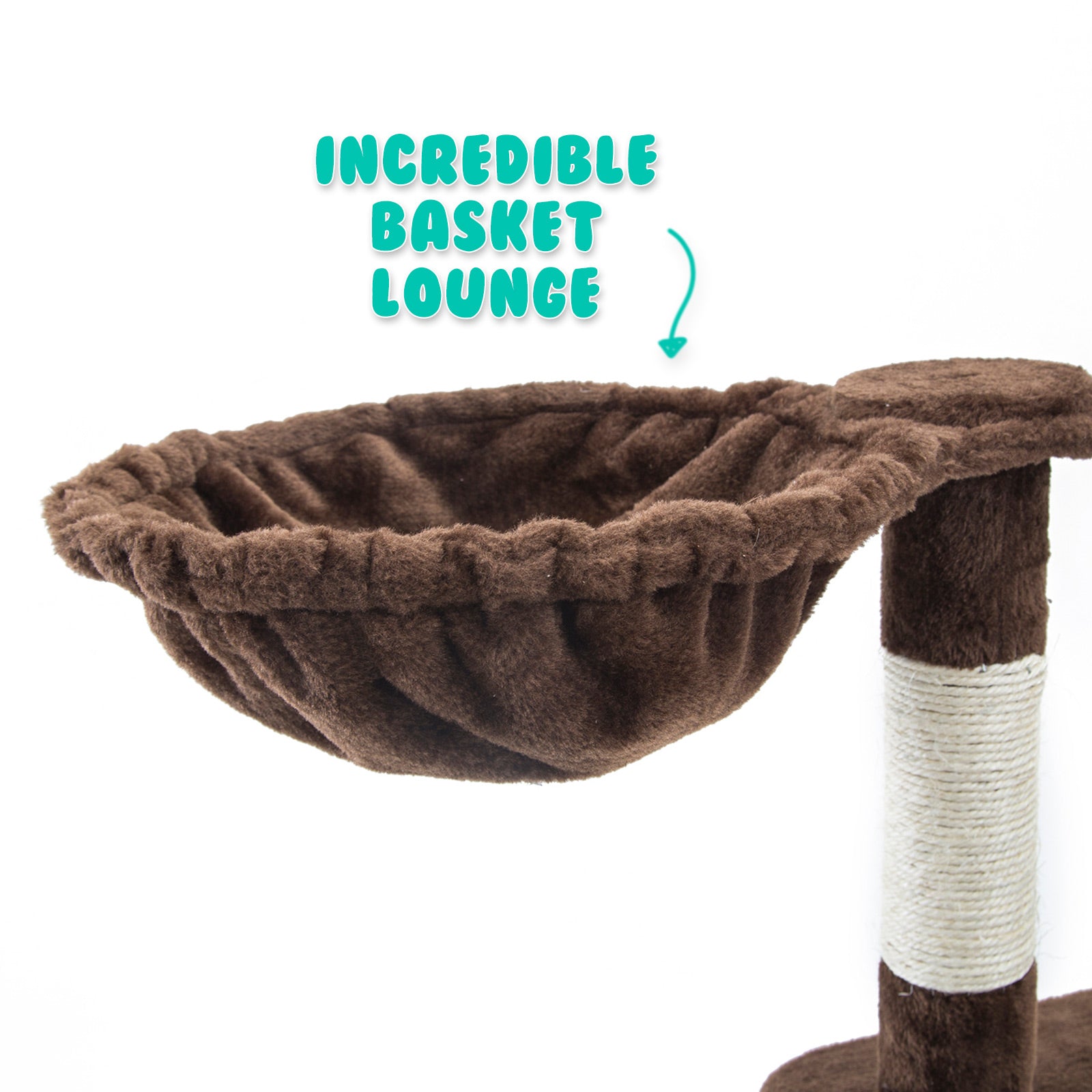 Paw Mate 170cm Brown Cat Tree Fuji Multi Level Scratcher-Cat Trees-PEROZ Accessories