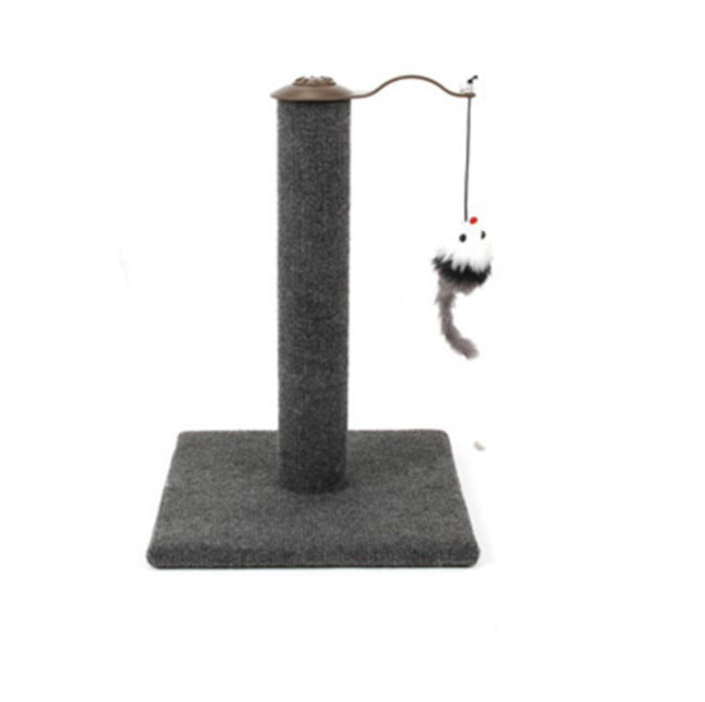 YES4PETS Cat Kitten Single Scratching Post with Toy-Grey-Pet Care > Cat Supplies-PEROZ Accessories