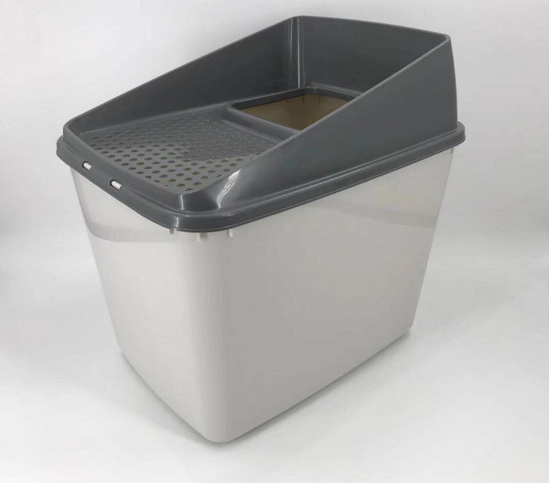 YES4PETS XL Top Entry Cat Litter Box No Mess Large Enclosed Covered Kitty Tray-Pet Care > Cat Supplies-PEROZ Accessories