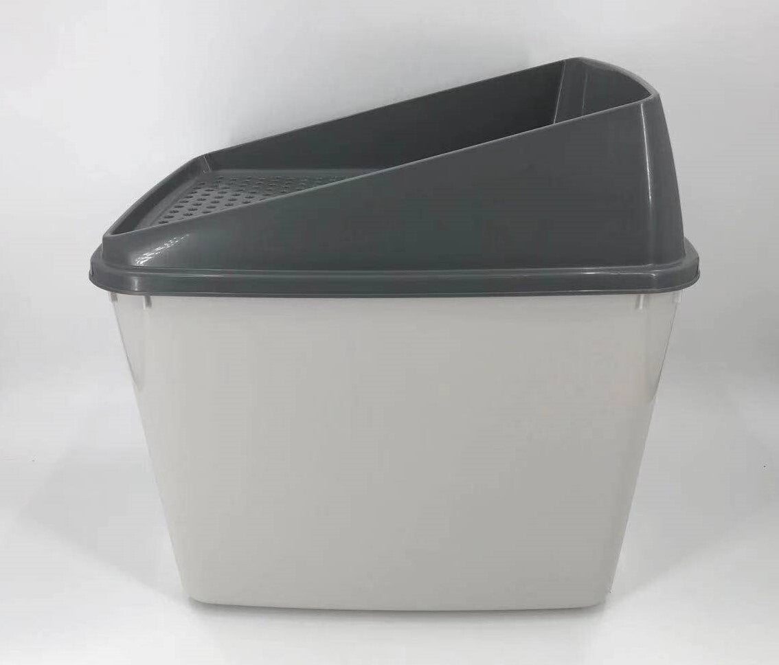 YES4PETS XL Top Entry Cat Litter Box No Mess Large Enclosed Covered Kitty Tray-Pet Care > Cat Supplies-PEROZ Accessories