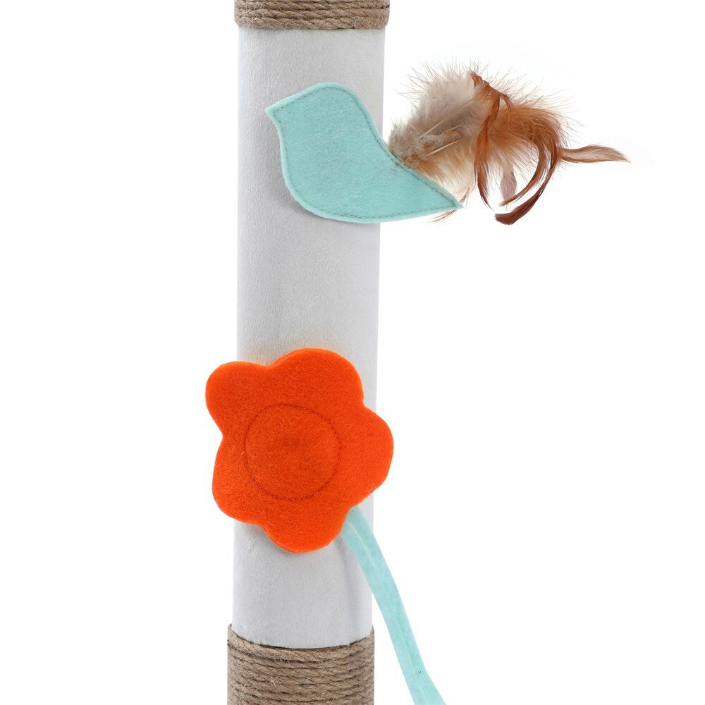 YES4PETS 89 cm Cat Kitten Single Scratching Post with Toy-Pet Care > Cat Supplies-PEROZ Accessories