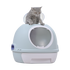 YES4PETS Hooded Cat Toilet Litter Box Tray House With Drawer & Scoop Blue-Pet Care > Cat Supplies-PEROZ Accessories