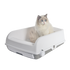 YES4PETS Large Cat Litter Tray Box Kitty Toilet with Rack Scoop Drawer-Style Cleaning Box White-Pet Care > Cat Supplies-PEROZ Accessories