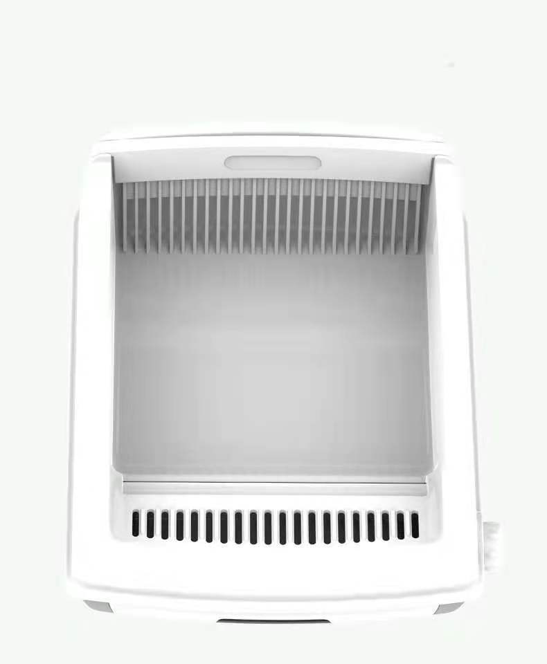 YES4PETS Large Cat Litter Tray Box Kitty Toilet with Rack Scoop Drawer-Style Cleaning Box White-Pet Care > Cat Supplies-PEROZ Accessories