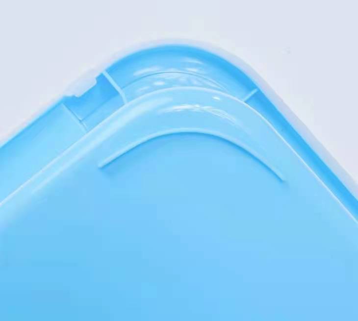YES4PETS Large Deep Cat Kitty Litter Tray High Wall Pet Toilet Tray With Scoop Blue-Pet Care > Cat Supplies-PEROZ Accessories