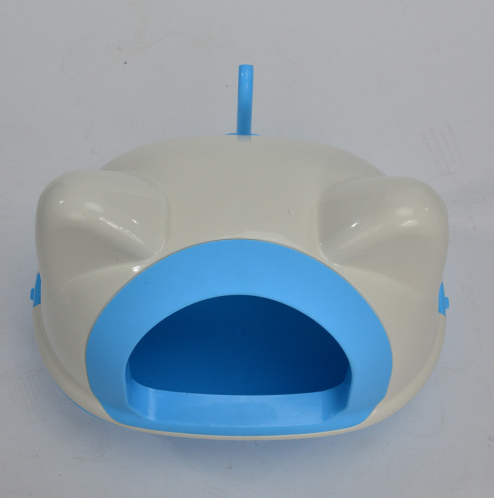 YES4PETS Large Hooded Cat Toilet Litter Box Tray House With Scoop Blue-Pet Care > Cat Supplies-PEROZ Accessories