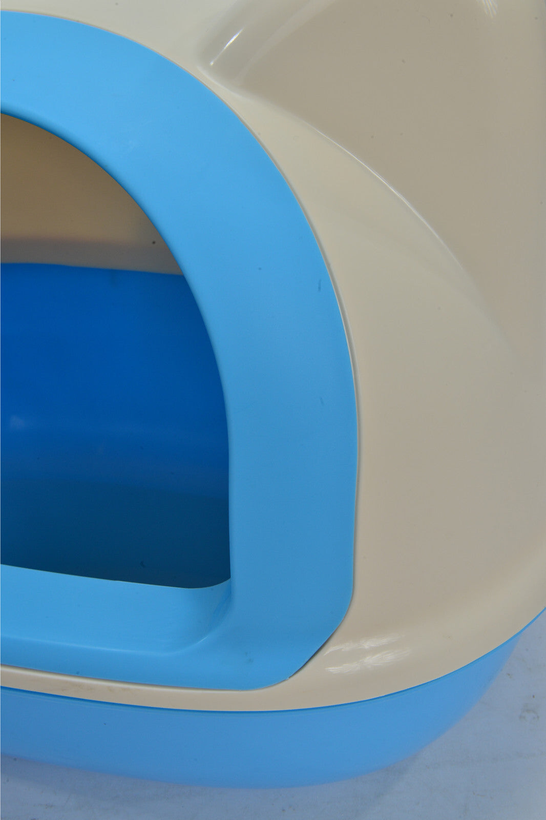 YES4PETS Medium Hooded Cat Toilet Litter Box Tray House With Scoop Blue-Pet Care > Cat Supplies-PEROZ Accessories