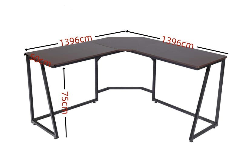 YES4HOMES Corner Computer Desk, Sturdy Home Office Gaming Desk for Laptop, Modern Simple Style Writing Table, Multipurpose Workstation-Home & Garden > Home Office Accessories-PEROZ Accessories