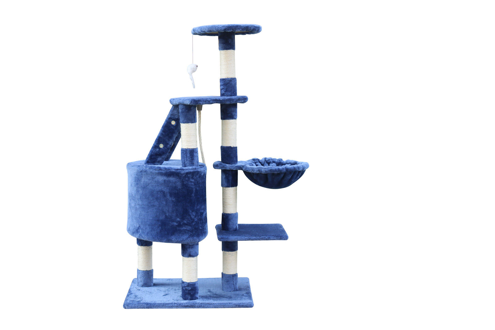 YES4PETS 120 cm Multi level Cat Kitten Scratching Post Tree-Blue-Cat Trees-PEROZ Accessories