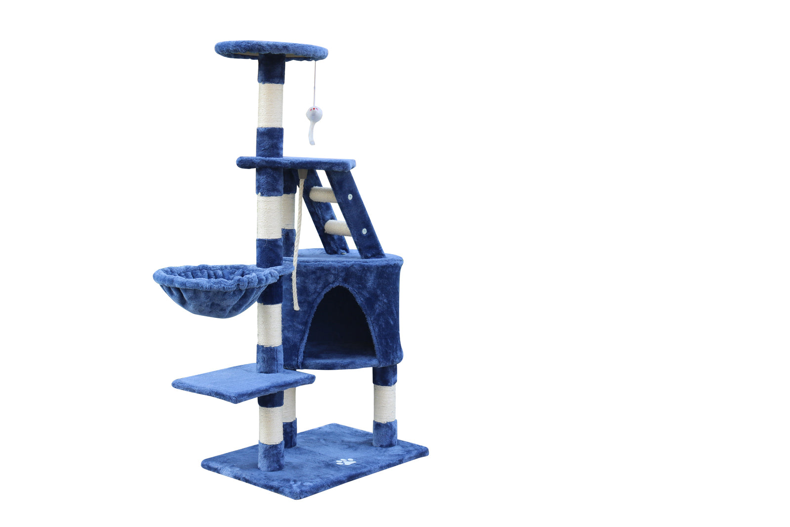 YES4PETS 120 cm Multi level Cat Kitten Scratching Post Tree-Blue-Cat Trees-PEROZ Accessories