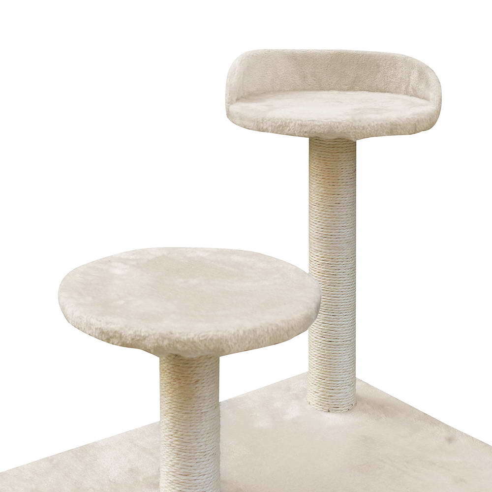 YES4PETS 170cm XL Multi Level Cat Scratching Post Tree Post House Tower-Beige-Cat Trees-PEROZ Accessories