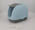 YES4PETS Portable Hooded Cat Toilet Litter Box Tray House with Handle and Scoop Blue-Pet Care > Cat Supplies-PEROZ Accessories