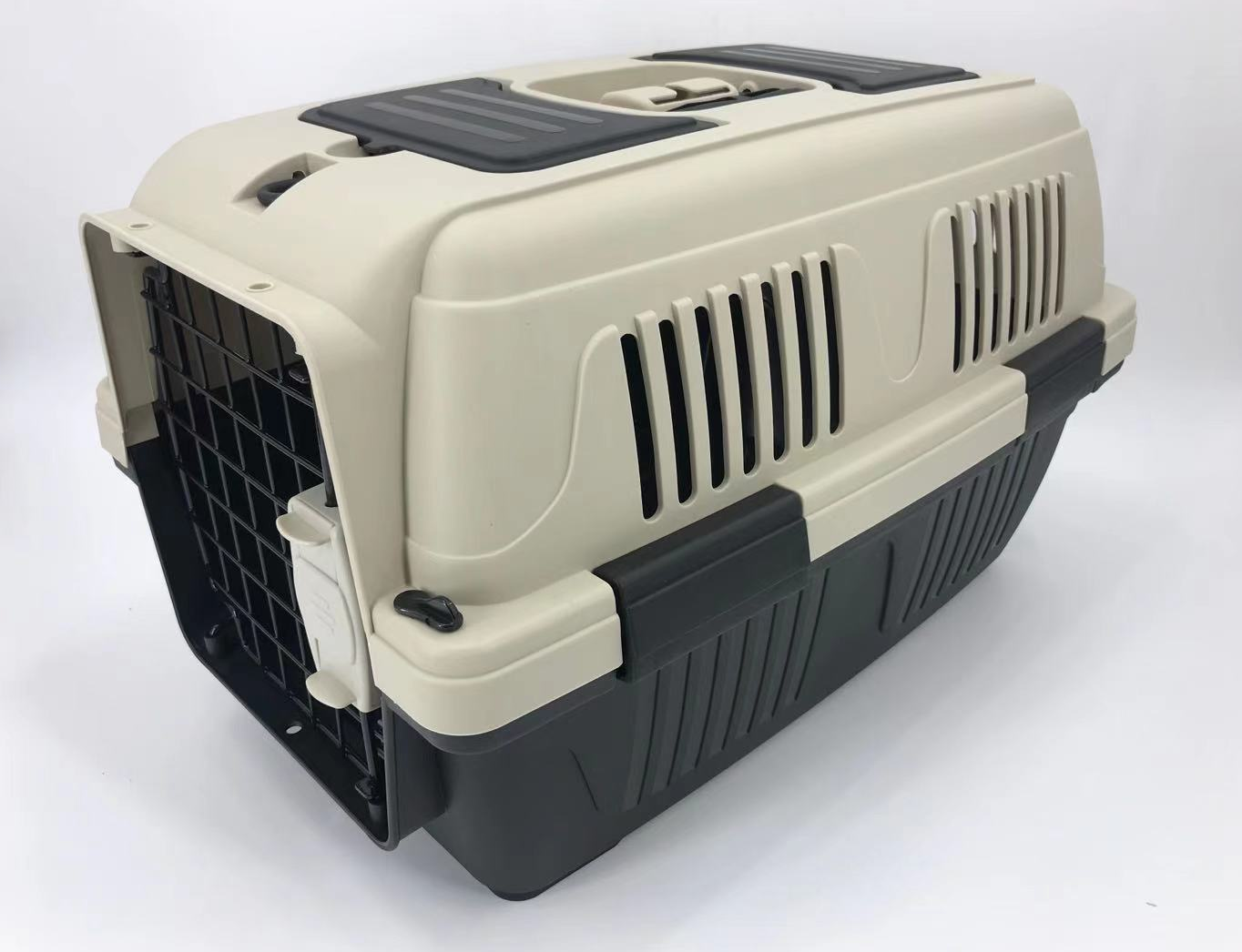 YES4PETS Medium Portable Dog Cat House Pet Carrier Travel Bag Cage+Safety Lock & Food Box-Pet Care > Cat Supplies-PEROZ Accessories