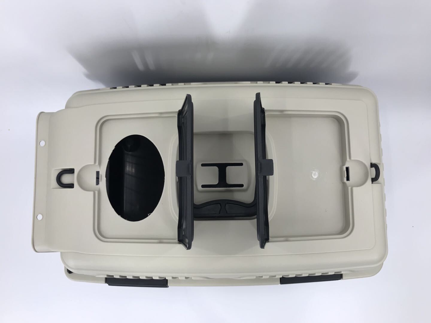 YES4PETS Medium Portable Dog Cat House Pet Carrier Travel Bag Cage+Safety Lock & Food Box-Pet Care > Cat Supplies-PEROZ Accessories