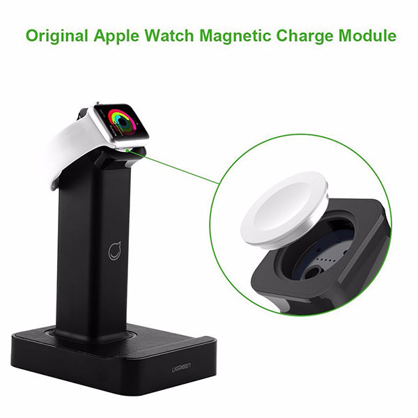 UGREEN Apple Watch Magnetic charging Dock - Black (30361)-Electronics > Computer Accessories-PEROZ Accessories