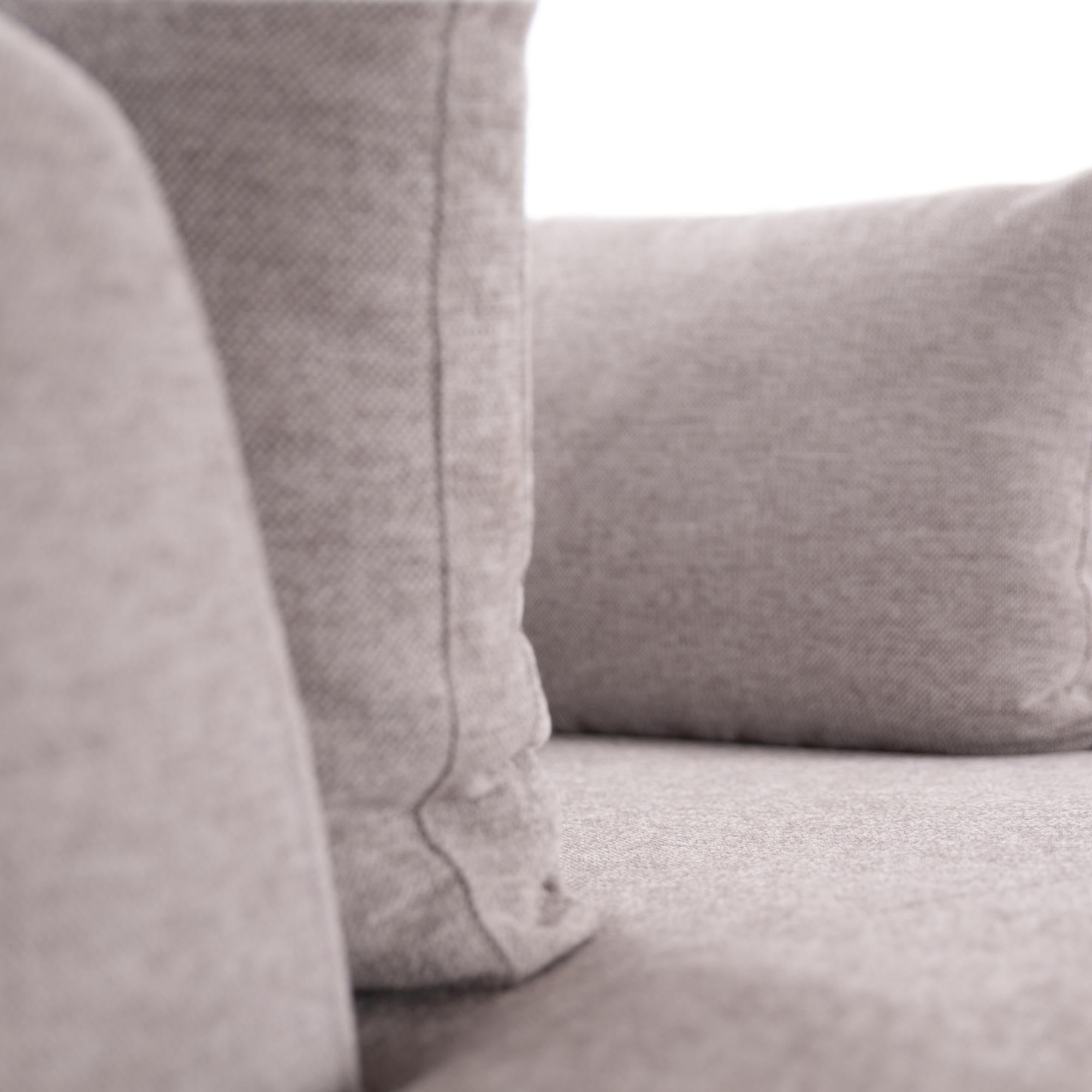 Sunshine Single Sofa Love Chair Fabric Swivel Armchair Ottoman Set - Steel-Furniture > Sofas-PEROZ Accessories