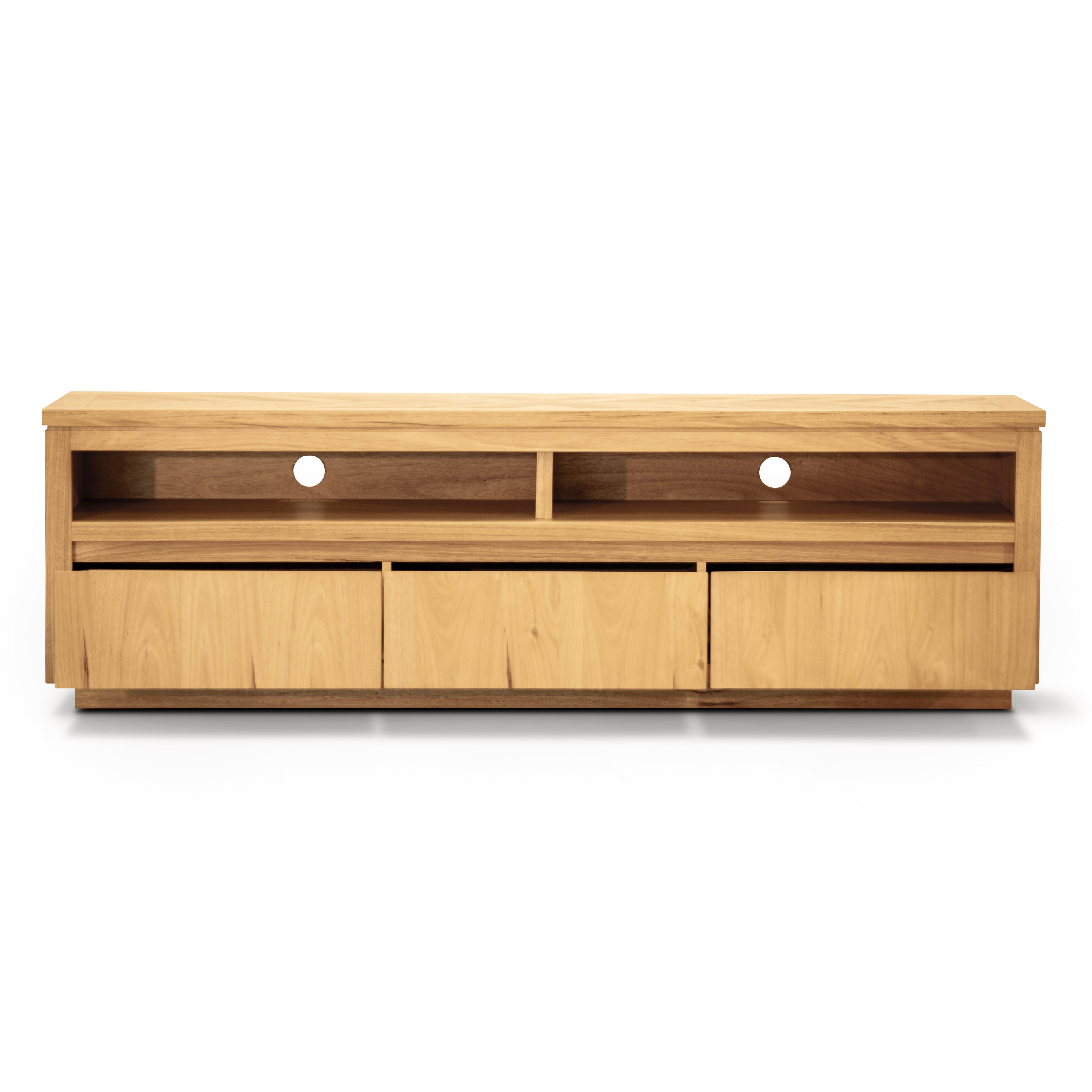 Rosemallow ETU Entertainment TV Unit 185cm 3 Drawer Solid Messmate Timber Wood-Entertainment Unit-PEROZ Accessories