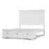 Celosia Queen Size Bed Frame Timber Mattress Base With Storage Drawers - White-Furniture > Bedroom-PEROZ Accessories