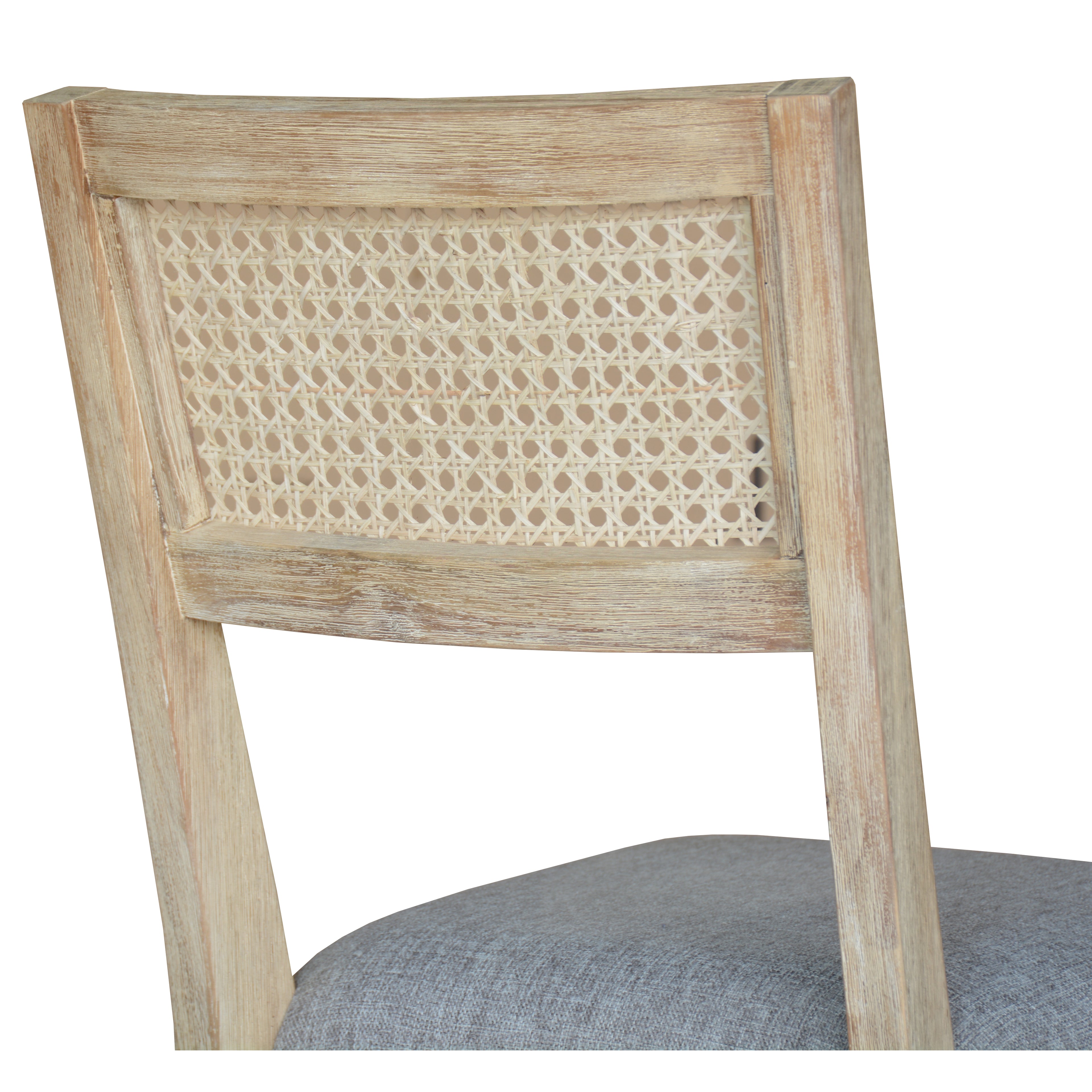 Grevillea Dining Chair Set of 2 Solid Acacia Timber Wood Rattan Furniture -Brown-Furniture > Dining-PEROZ Accessories