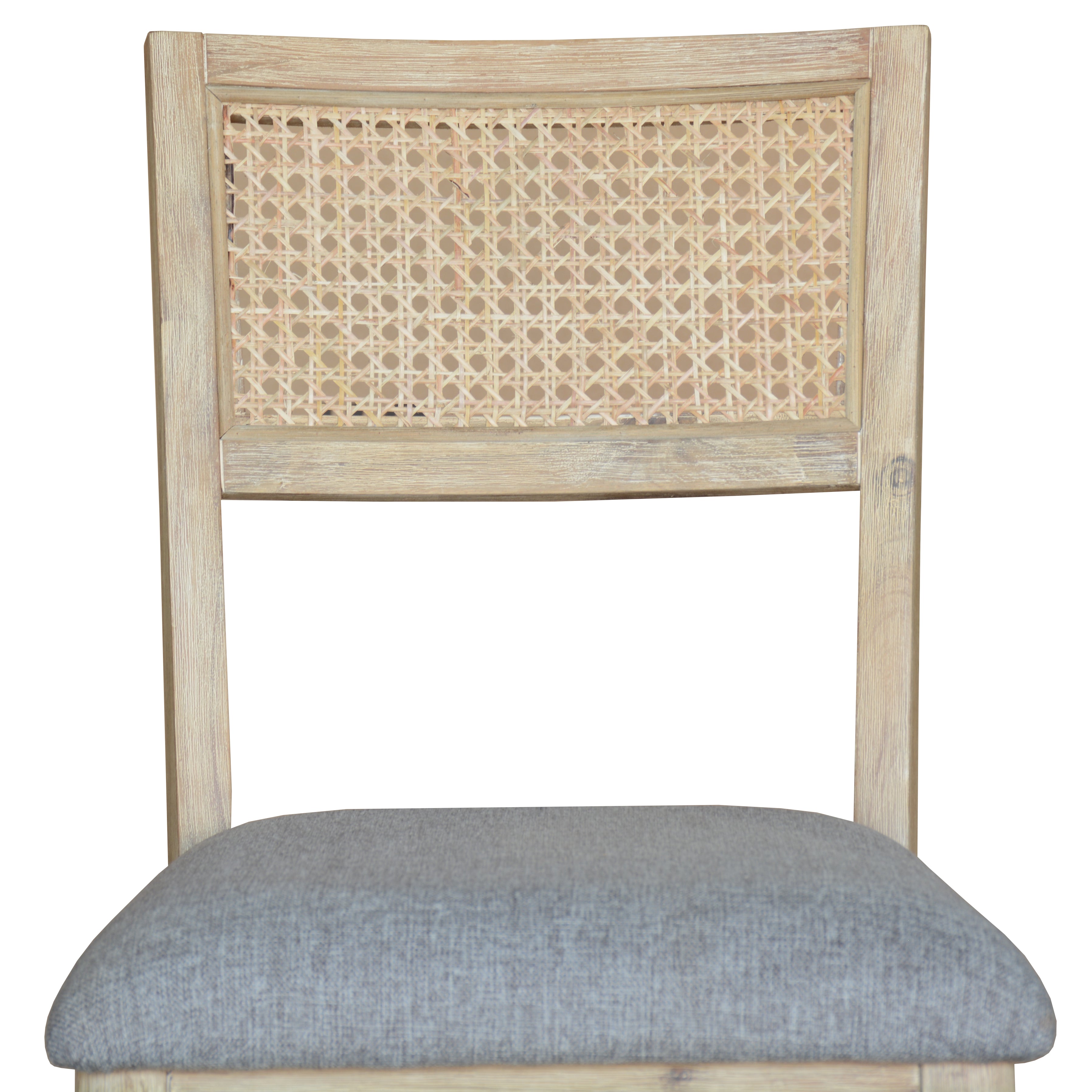 Grevillea Dining Chair Set of 2 Solid Acacia Timber Wood Rattan Furniture -Brown-Furniture > Dining-PEROZ Accessories