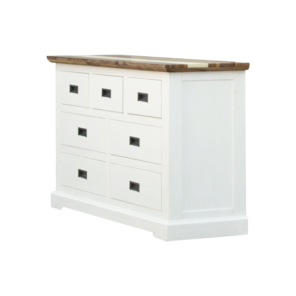 Orville Dresser 7 Chest of Drawers Solid Wood Storage Cabinet - Multi Color-Furniture > Bedroom-PEROZ Accessories