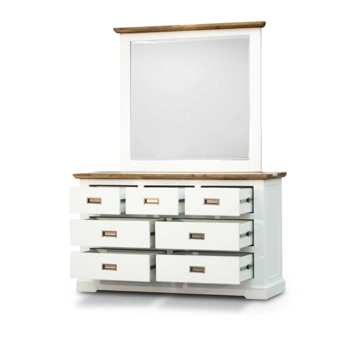 Orville 5pc Queen Bed Frame Suite Bedside Dresser Furniture Package -Multi Color-Furniture > Bedroom-PEROZ Accessories