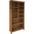 Birdsville Bookshelf Bookcase Display Unit Solid Mt Ash Timber Wood - Brown-Bookcases & Shelves-PEROZ Accessories