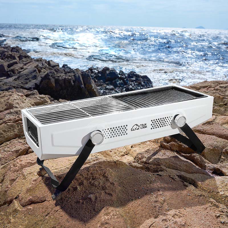 Foldable Portable Charcoal Frying Grill Grilling Outdoor Tabletop BBQ Grill For Camping Hiking Picnics-Appliances > Kitchen Appliances-PEROZ Accessories