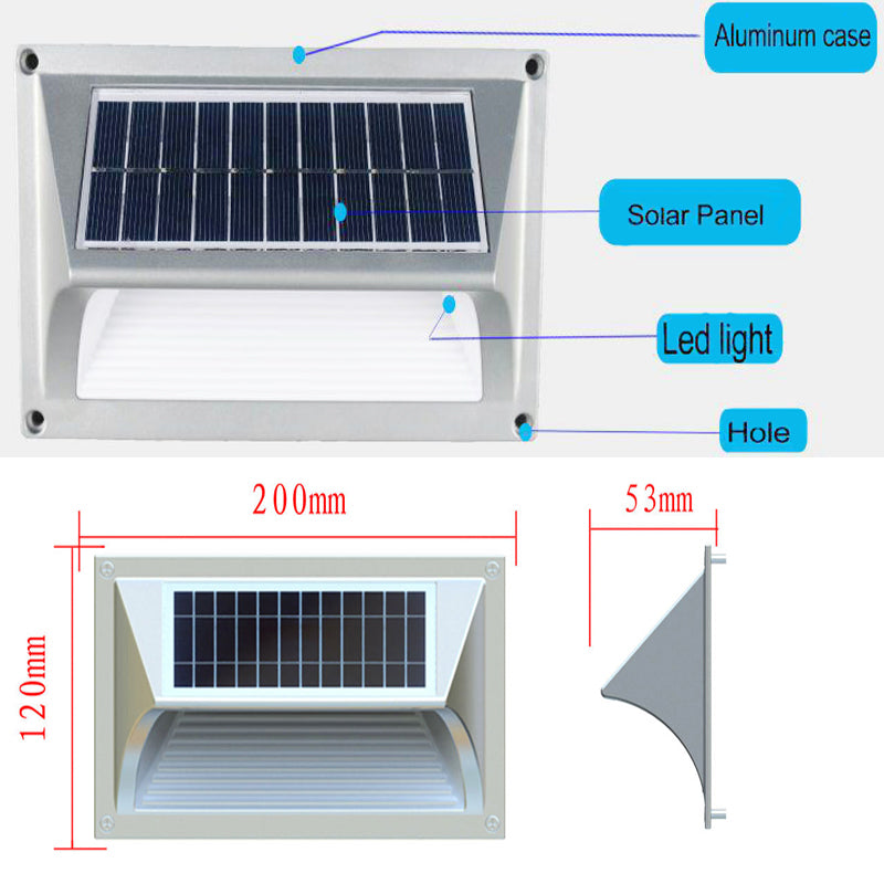 Solar Step Light – Warm White with Silver Case-Home & Garden > Garden Lights-PEROZ Accessories